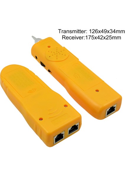 JW-360 Telefon Kablosu Teşhis Tonu Araç Seti RJ45 RJ11 Hat Testi - Sarı (Yurt Dışından)