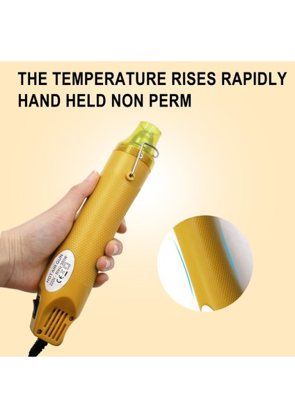 Elektrikli Yumuşak Seramik Tutamak Hava Shrink Dıy Kabartma Kurutma Boya Isı Aracı (Yurt Dışından) indirimleri