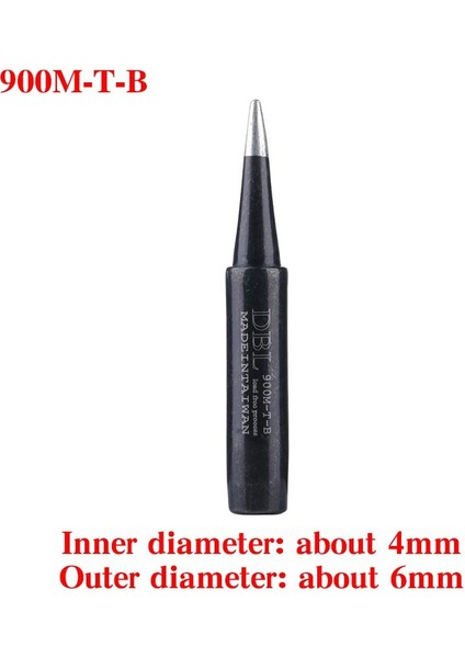 10 Adet/grup 900M-TB Havya Ucu Siyah Metal Kurşunsuz Kaynak Ipuçları Hakko 936 Lehimleme Istasyonu Tamir Araçları (Yurt Dışından) modelleri