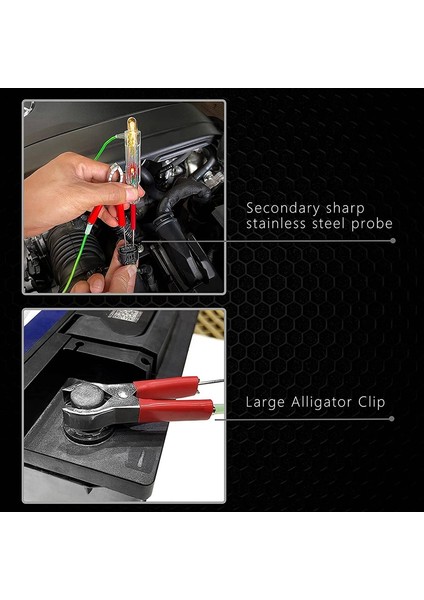 Otomotiv LED Devre Test Cihazı 6-24V Çift Problu Test Işığı (Yurt Dışından) indirimleri