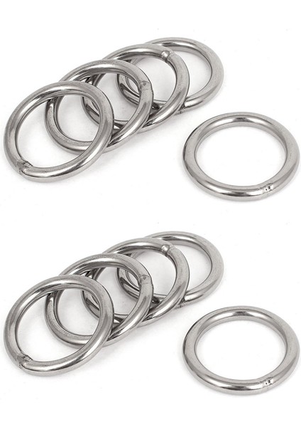 Xhhdqes 40MM x 5mm Paslanmaz Çelik Dokuma Çemberleme Kaynaklı O Yüzükler 10 Adet (Yurt Dışından) fiyatları