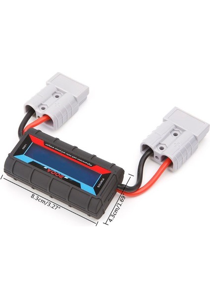 100A / 200A Dijital LCD Watt Metre ve Wer Analizörü Volt Solar Amp Fişi, 2 Fişli (Yurt Dışından)