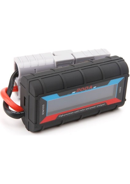 100A / 200A Dijital LCD Watt Metre ve Wer Analizörü Volt Solar Amp Fişi, 2 Fişli (Yurt Dışından)