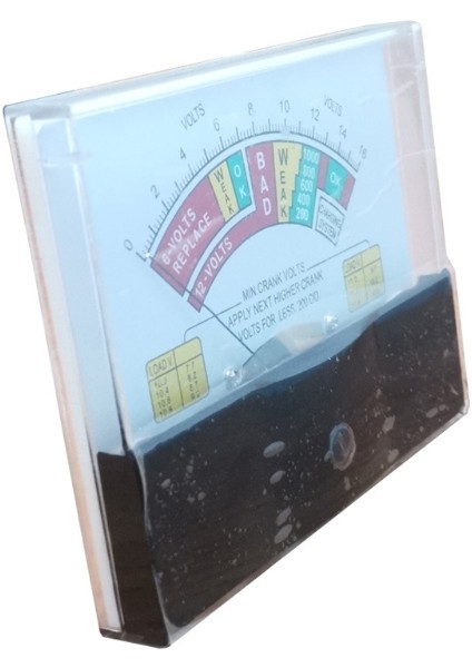 Ayak Koltuk 44C2 Dc Voltmetre Analog Panel Gerilim Ölçer Mekanik Işaretçi Tipi Mını Krank Volt Metre Voltmetre Pil Için 12 V (Yurt Dışından)