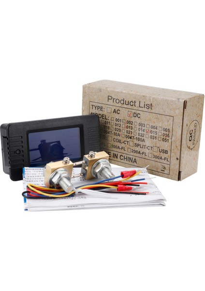 LCD Ekran Dc Pil Monitör Ölçer 0-200V Voltmetre Ampermetre Rengi: Resim Gösterisi Olarak (Yurt Dışından) indirimleri