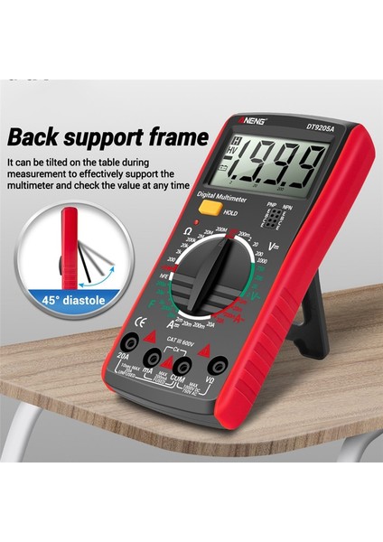 Profesyonel Otomatik Aralığı Multitester Dijital Multimetre Ac/dc Gerilim Ölçer Ampermetre Ohmmetre Voltmetre Transistör Test Cihazı Elektrik Ncv Test Cihazı (Yurt Dışından) indirimleri