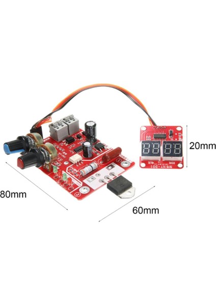 18650 Punta Kaynakçı-1 x Ana Kart 1 x Ekran Kartı 1 x Kablo-Kırmızı (Yurt Dışından)