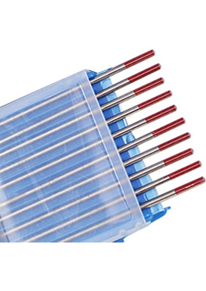 10 Adet WT20 Kırmızı Renk 1.0*150 Tungsten Elektrot Kafası Tungsten Iğne (Yurt Dışından) fırsatları