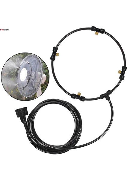 Serin Veranda Esintisi Su Mister Sprey 18 Inç Için Dış Mekan Sisleme Fanı Kiti (Yurt Dışından) modelleri