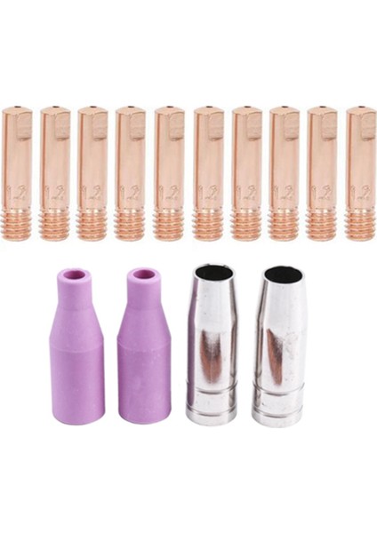 14 Adet AK15 Mig Kaynak Torç Kapağı Ucu Iletişim 1.2mm MB15 Seramik Aksesuarları Mig Nozulları (Yurt Dışından) indirimleri