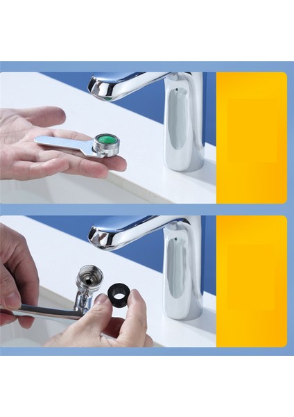 Bakır Krom Kaplama 1440° Dönen Lavabo Sı Uzatıcı (Yurt Dışından) indirimleri