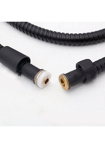 Siyah Duş Hortumu 150CM Paslanmaz Çelik Duş Borusu Esnek Altın Banyo Hortumu Sıhhi Tesisat Parlak (Yurt Dışından) fiyatları