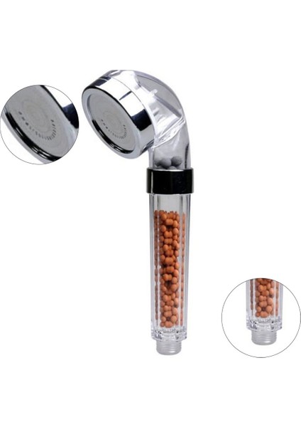 Su Terapisi Spa Duş Yüksek Basınç Filtresi Su Tasarruflu Yağmur Duş Başlığı-Gümüş (Yurt Dışından) indirimleri