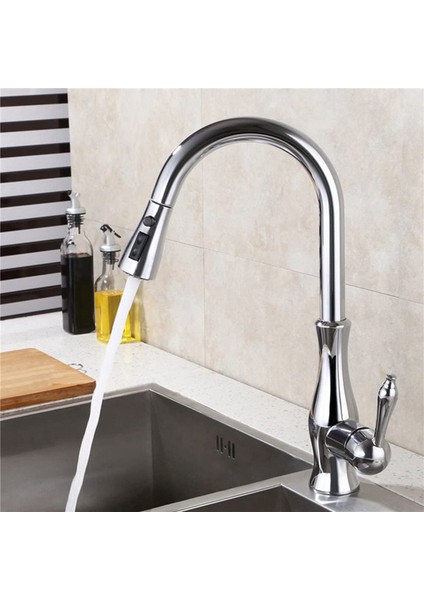 2x Mutfak Lavabo Aşağı Çekin Musluk Püskürtme Başlığı Memesi Dışarı Çekin Hortum Püskürtücü Yedek Parça Musluk Başlığı - Krom (Yurt Dışından) fiyatları