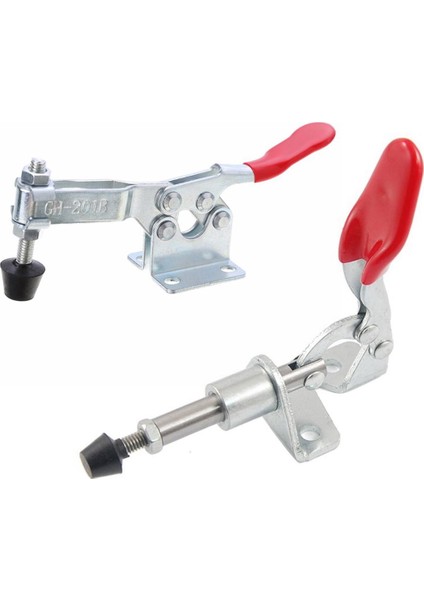 Flyeer 2020 1 Adet El Aleti Manivelalı Kelepçe Dikey 4 Adet 60 Lbs Nemli Yerleşimler Kaplı El Aleti Manivelalı Kelepçe Yatay Kelepçe 201A (Yurt Dışından)