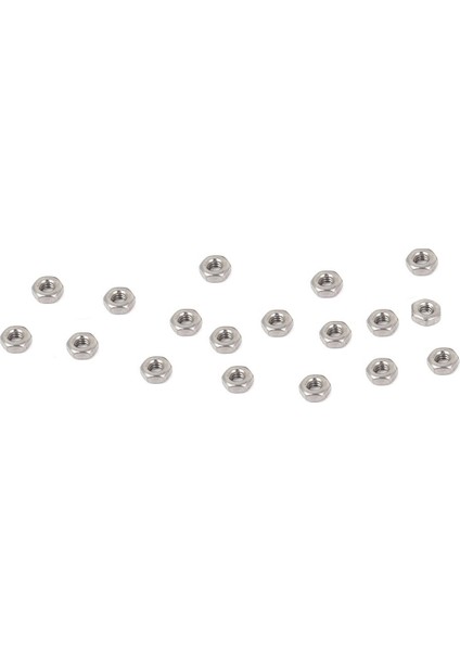 Metal CONTA-100 Adet * Altıgen Somun 200(+/-%2 Adet) * Düz Pul-Gümüş (Yurt Dışından) fiyatları