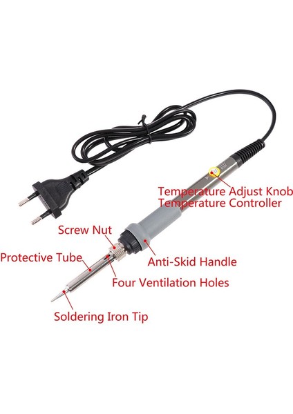 200-450 ° C Sıcaklık Ayarlanabilir Elektrikli Havya 220 V Dijital Ekran Lehim Kalem Kaynak Onarım Araçları (Yurt Dışından) indirimleri