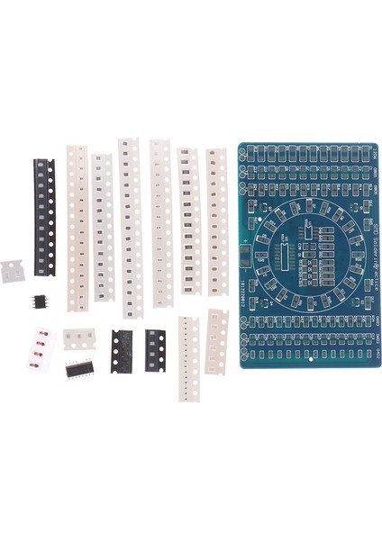 Smd Dönen LED Smd Bileşenleri Lehimleme Uygulama Panosu Kiti Diy Modülü (Yurt Dışından) fiyatları