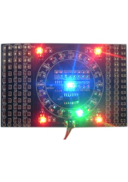 Smd Dönen LED Smd Bileşenleri Lehimleme Uygulama Panosu Kiti Diy Modülü (Yurt Dışından) modelleri