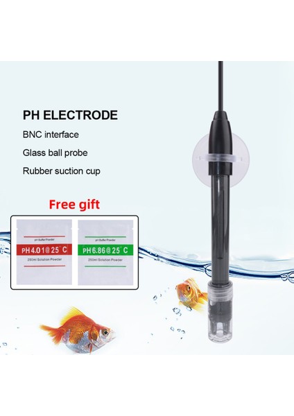 Adet PH-201 Siyah Laboratuvar Elektrot Sensörü Konektörü Probu Ph (Yurt Dışından)
