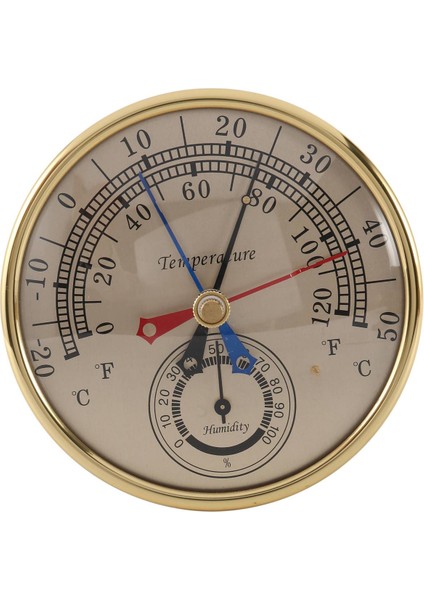 Duvara Asılan Analog Kapalı Dış Mekan Anti Yağmur Sıcaklık Nem Ölçer (Yurt Dışından)