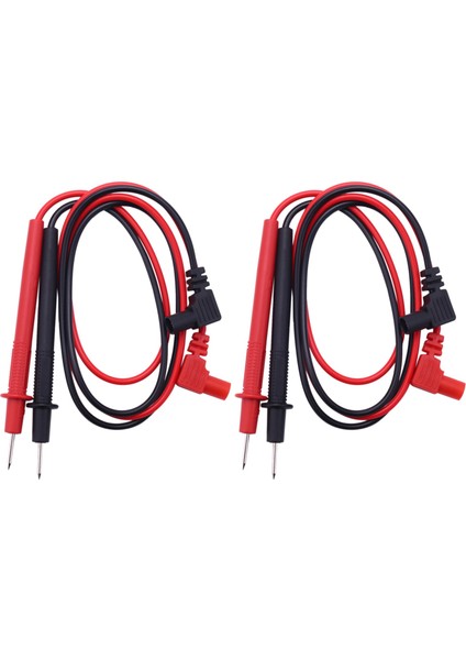 4 Adet 70CM Yedek Kırmızı ve Siyah Test Uçları/probları Dijital Multimetre Için (Yurt Dışından)