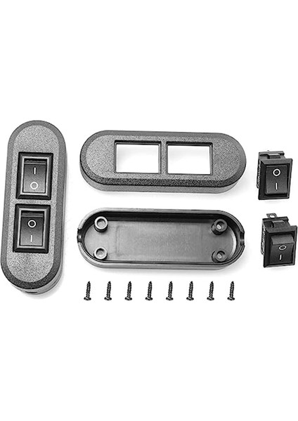 Gömülü Tel Anahtarı Siyah Çift Yönlü Anahtar Düz Geçişli Rocker Anahtarı Çift Kontrollü Masa Lambası Için Uygun (Yurt Dışından) fiyatları