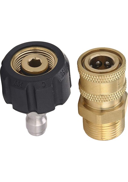 Basınçlı Yıkama Adaptörü Seti M22 - 1/4 Inç Hızlı Bağlantı Kiti, M22 14MM - 1/4 Inç Hızlı Bağlantı Kiti (Yurt Dışından)