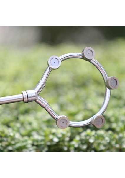 Meme Yuvalı Paslanmaz Çelik Fan Halkası Püskürtücü Sis Fan Halkası Su Püskürtücü Ince Sis Halkası (Yurt Dışından) indirimleri