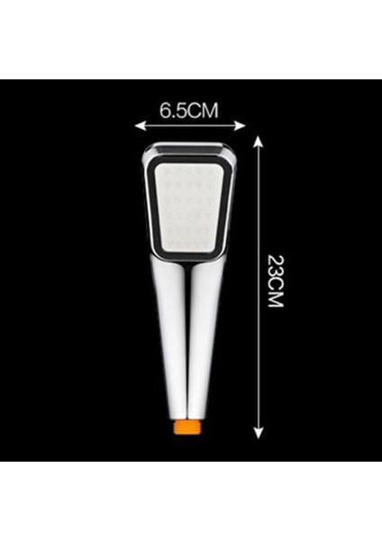 Ha 300 Küçük Delikli Hidrofor Tasarruflu Kare Duş Başlığı Banyo El Duşu-Gümüş (Yurt Dışından) fırsatları