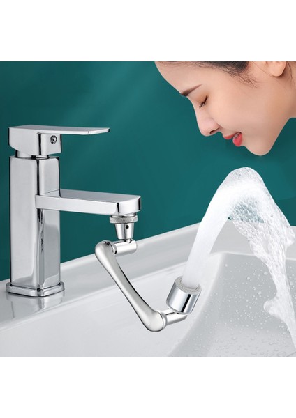 1080° Dönen Geniş Açılı Musluk Genişletici Robotik Kol Sıçrama Musluk Genişletici 2 Su Çıkış Modu (Yurt Dışından) fiyatları