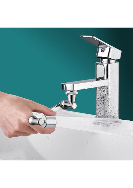 1080° Dönen Geniş Açılı Musluk Genişletici Robotik Kol Sıçrama Musluk Genişletici 2 Su Çıkış Modu (Yurt Dışından) modelleri