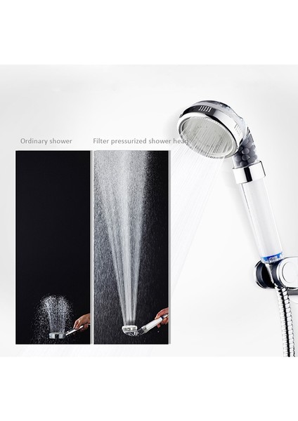 Yüksek Basınçlı Duş Başlığı-1 x Duş Başlığı 6 x Filtre Elemanları-Şeffaf&beyaz (Yurt Dışından) modelleri