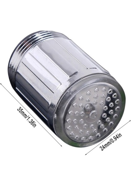 Adet Renkli LED Musluk Musluk Tek Renkli Su Akışı Musluğu / Musluk Mutfak ve Banyolara Uygun Musluk (Yurt Dışından) fırsatları