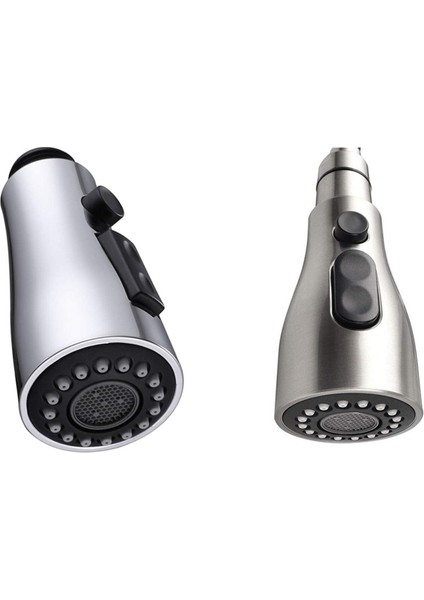 Adet Mutfak Lavabo Aşağı Çekin Musluk Püskürtme Başlığı Memesi Dışarı Çekin Hortum Püskürtücü Yedek Parça Musluk Başlığı Krom ve Nikel (Yurt Dışından)