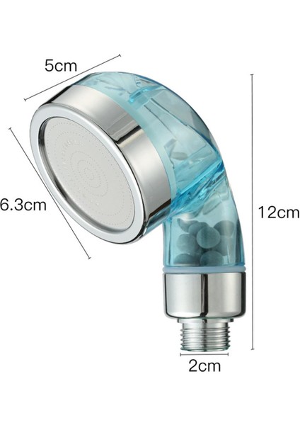 Duş Başlığı-1*duş-Mavi (Yurt Dışından)