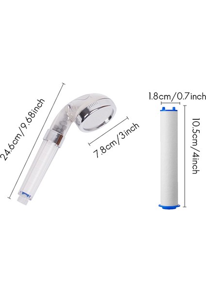 Duş Filtreleri-1 x Duş Başlığı 6 x Filtre Elemanları-… (Yurt Dışından) modelleri