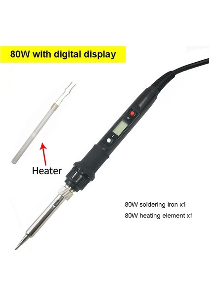 60W/80W Elektrikli Havya Sıcaklığı Ayarlanabilir 220V 110V LCD Dijital Ekran Kaynak Lehim Demir Yeniden Işleme Istasyonu Araçları (Yurt Dışından) fırsatları