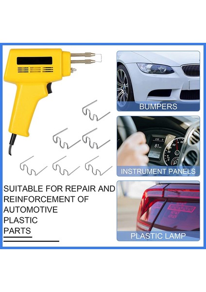 NANLIY-1000 Adet Sıcak Zımba Plastik Tamir Zımba Zımba Dalga Zımba Tampon Çalışma Onarım 0.8 0.6mm S Dalga Zımba (Yurt Dışından) modelleri