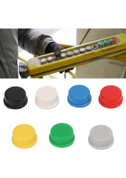 Basmalı Düğme Anahtarı Kapakları, Breadboard Için Profesyonel Dokunsal Basmalı Düğme Anahtarı Kapağı Yuvarlak (Yurt Dışından)