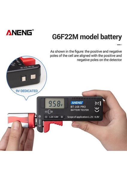 Dijital Pil Kapasitesi Test Cihazı LCD Ekran BT-168 Pro Evrensel Elektronik Pil Kontrol Cihazı Elektronik Güç Göstergesi Ölçüsü (Yurt Dışından) fırsatları