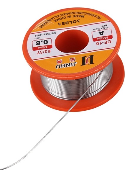 Nxfdsıoz 2x Kalay Kurşun Lehim Çekirdek Akı Lehimleme Kaynak Lehim Teli Makara Makarası 0.8mm 63/37 (Yurt Dışından)