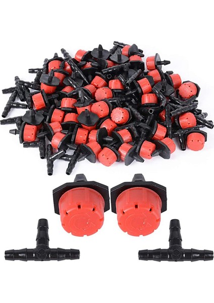 Bahçe Sulama Armatürleri Için Damla Sulama Kitli 200 Ayarlanabilir Sulama Damlatıcı (Yurt Dışından)