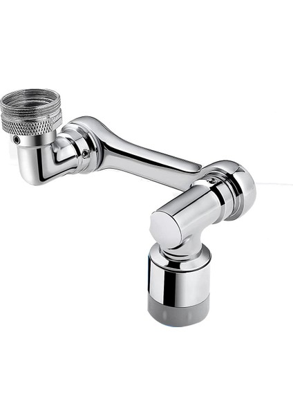 Banyo Lavabo Için Musluk Genişletici Evrensel 1080 ° Robotik Kol Musluk Havalandırıcı Lavabo Sı 2 Su Çıkış Modu ile (Yurt Dışından)