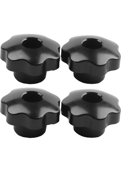 M8 x 50MM Çaplı Diş Sıkma Yıldız Topuzu Siyah Yedek 4 Adet (Yurt Dışından)