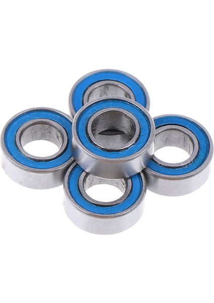 5 Adet Mavi 4*8*3mm MR84RS MR84-2RS 4X8X3MM Kauçuk Contalı Bilyalı Rulmanlar (Yurt Dışından)