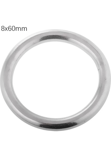 Çok Amaçlı Pas Direnci 304 Paslanmaz Çelik Pürüzsüz Kaynaklı Cilalı Yuvarlak O Halka Kalınlığı - Gümüş (Yurt Dışından) modelleri