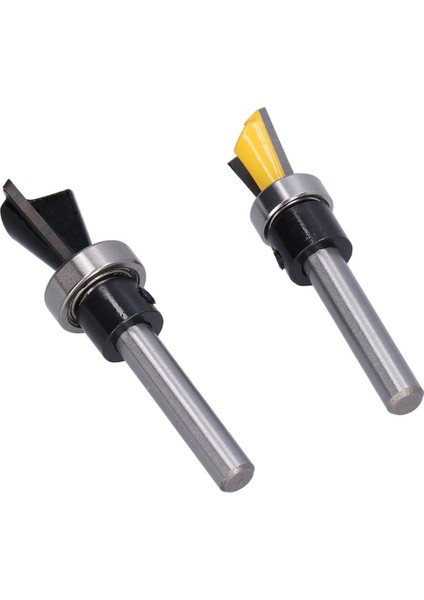 Chenba Tan 2 Adet/takım Kırlangıç Bit Ortak Yönlendirici Rulman Ağaç Işleme Freze Kesici 1/4in Shank (Yurt Dışından)