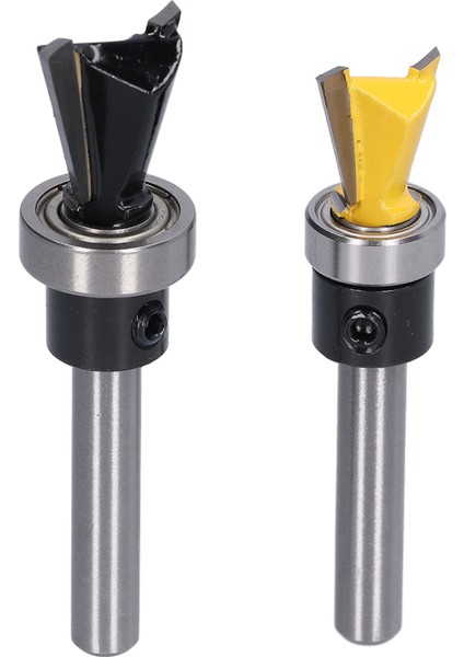 Chenba Tan 2 Adet/takım Kırlangıç Bit Ortak Yönlendirici Rulman Ağaç Işleme Freze Kesici 1/4in Shank (Yurt Dışından) modelleri