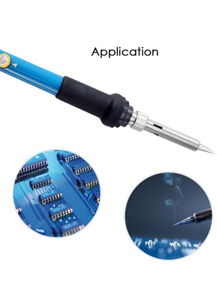 60W 220V Elektrikli Havya Seti Ayarlanabilir Sıcaklık Kalay Lehim Teli Demir Ipuçları Kaynak Tamir Araçları Ab Tak (Yurt Dışından) fırsatları